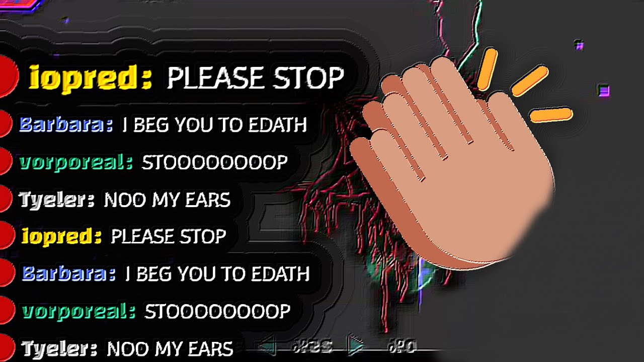 I tried clapping on stream but the chat went nuts - YouTube