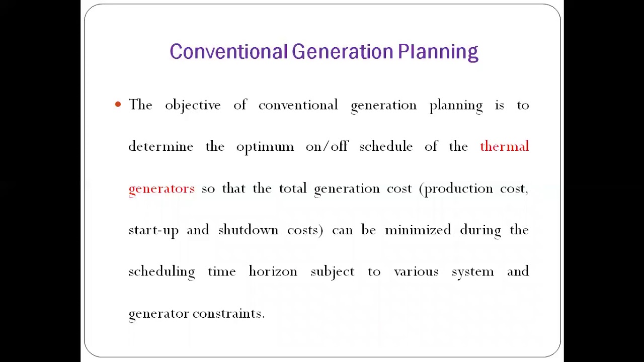 Power System Planning Part-2 by Dr. Prateek Singhal - YouTube