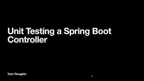 Unit Testing a Java Spring Controller