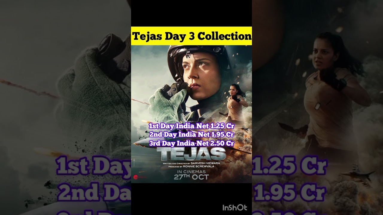 tejas box office collection day 3 