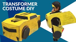 How to Make a Transformer Costume from Cardboard | Best Transformer Costume DIY Tutorial Part 2