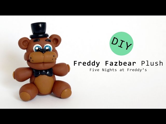 fnaf clay peluches/plush en foamy moldeable (clay tutorial , plastilina, foamy  moldeable) 