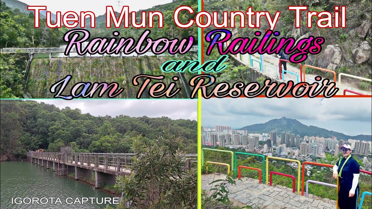 Tuen Mun Trail Hong Kong | The Rainbow Railings Path & Lam Tei Reservoir