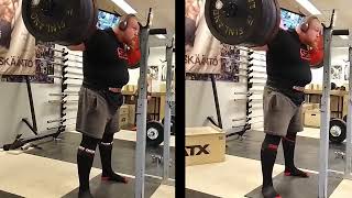 Old SBD knee sleeves vs Inzer ergo pro | 705 lbs