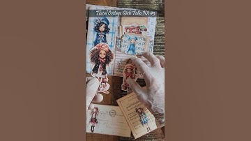 Quick Showcase - Floral Cottage Girls Folio Kit #3 #shorts