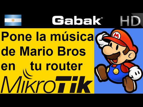 Corriendo script en mikrotik - Melodia Mario Bros