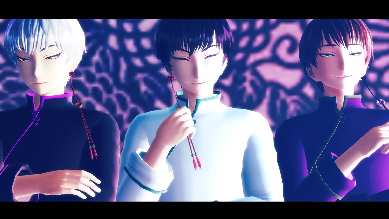 Mmd鬼徹 A Ddiction 白澤様と銀髪くんと Youtube