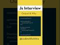 #72 what is the console | javascript interview questions #shorts