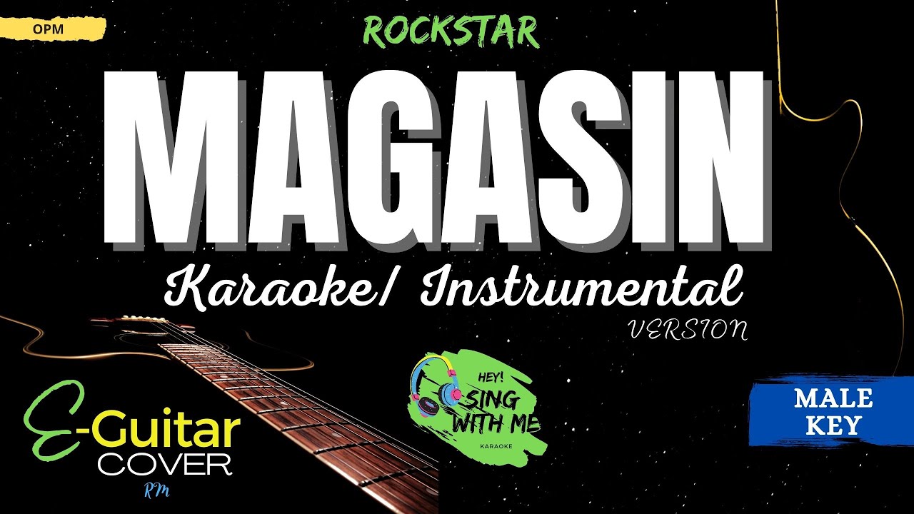 MAGASIN Eraserhead Karaoke/Instrumental Male Key YouTube