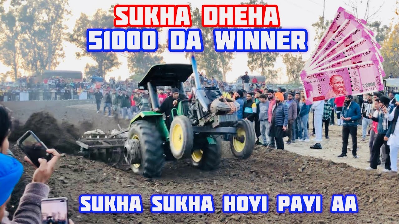 🛑 1st 🥇 Sukha Dheha Tractor Tavia Mukabala Raipur 🔥 Jatt Pura Kaim John Deere 5310