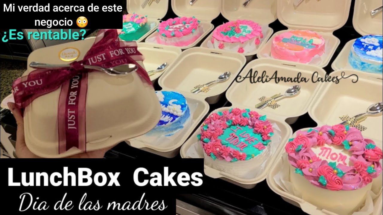 LUNCH BOX CAKES | sin usar moldes | PASTELITOS COREANOS| Ideas para regalar ¿Es rentable? | precios