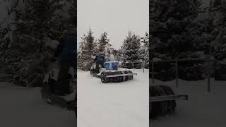 подготовка лыжной трассы на Карпатах Кирово-Чепецк