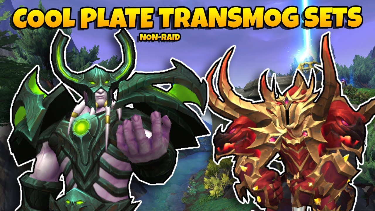 Top 10 Non-Raid Plate Transmog Sets! | World of Warcraft: The War Within | Patch 11.1