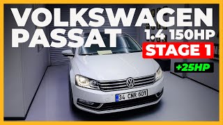 Volkswagen Pat Cc 1.4 Tsi Act 150Hp Stage 1 Reaksiyon Demirkıran Ecu Chip Tuning