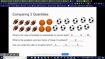 Ratios Comparing 3 Quantities
