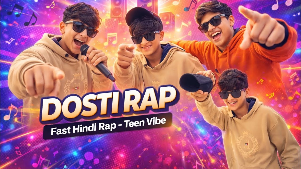 Dosti Rap | Fast Hindi Rap | Teen Vibe | Vraj & Varaj