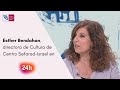 Esther bendahan directora de cultura de centro sefaradisrael en el canal 24 h de tve