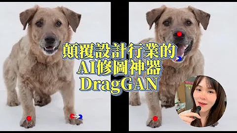 顛覆設計行業的AI修圖工具 -  DragGAN AI 介紹