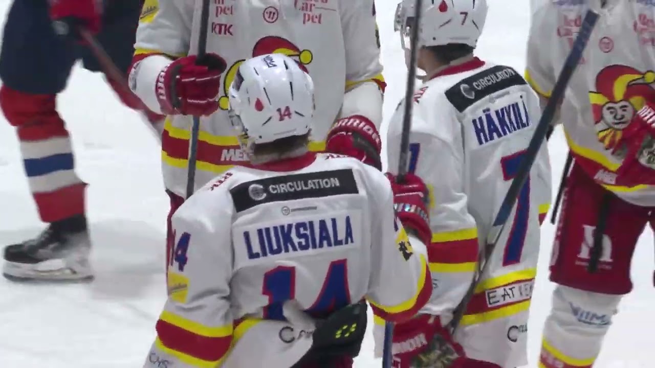 6. puolivälierän maalikooste: Hermes - Jokerit 6-1 (Mestis)