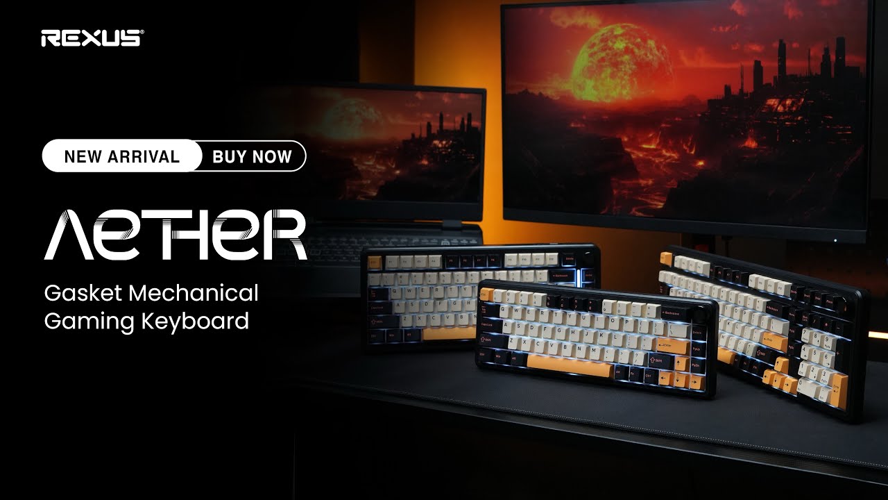 AETHER GASKET MECHANICAL GAMING KEYBOARD | REXUS