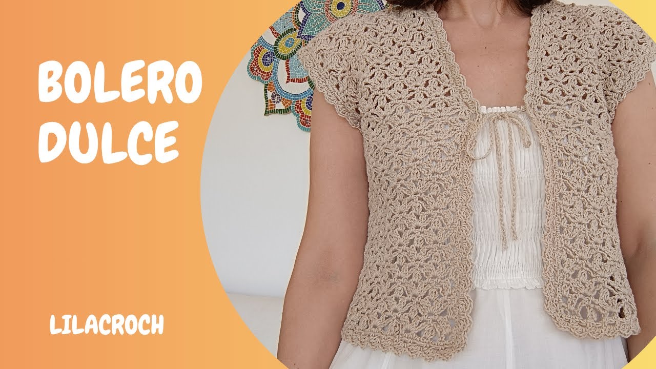 Bolero a crochet muy fácíl