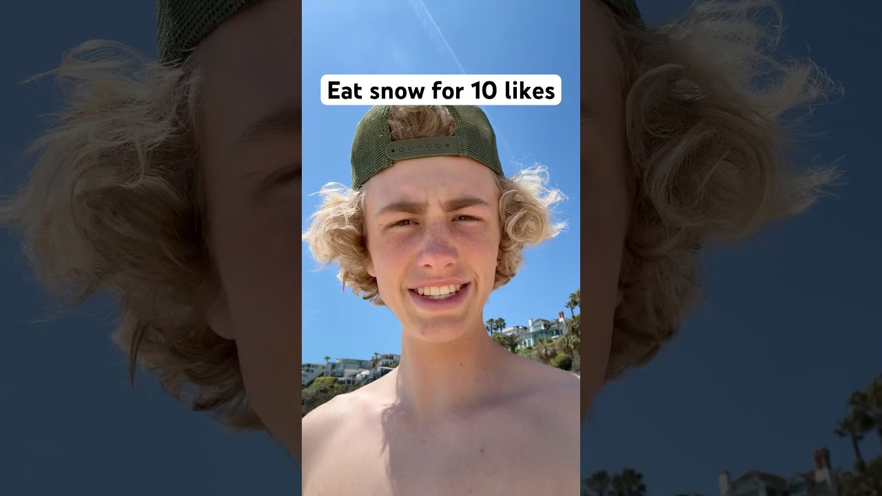 Съешь снег за 10 лайков￼