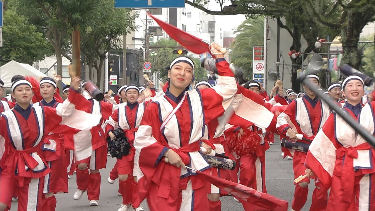 「桜（高知中央高等高校）」第70回よさこい祭り