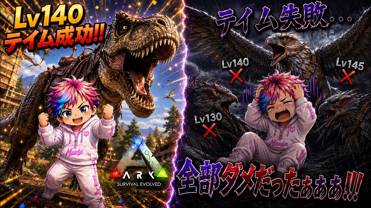 【ARK: Survival Evolved】高レベルの恐竜求め！！いざ肉食島！！！