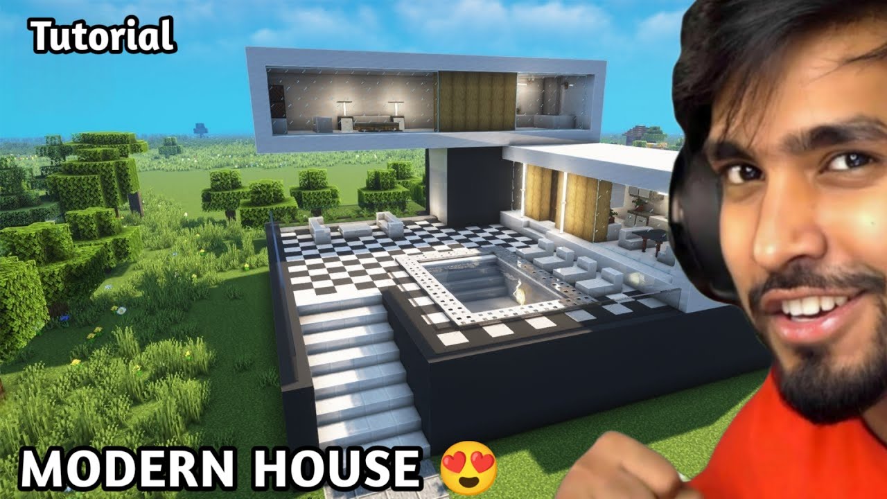 MINECRAFT || I BUILD MODERN HOUSE || Techno Gamers || Mrbeast Game ...