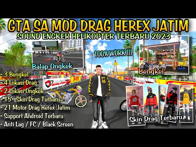 GTA SA MOD DRAG HEREX JATIM SOUND HELIKOPTER TERBARU 2023 class=