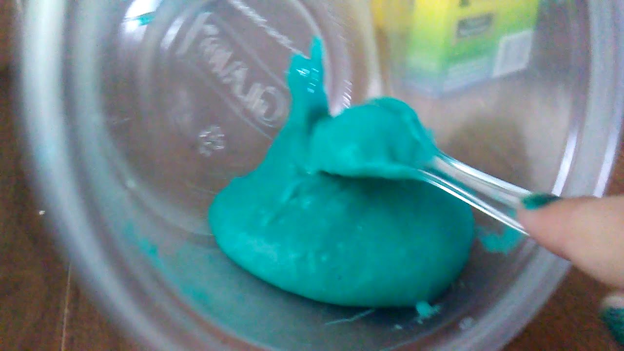 Slime with tide and glitter