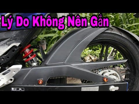 Video Đây là lý do Không nên gắn dè chắn bùn sau Exciter... - youtube