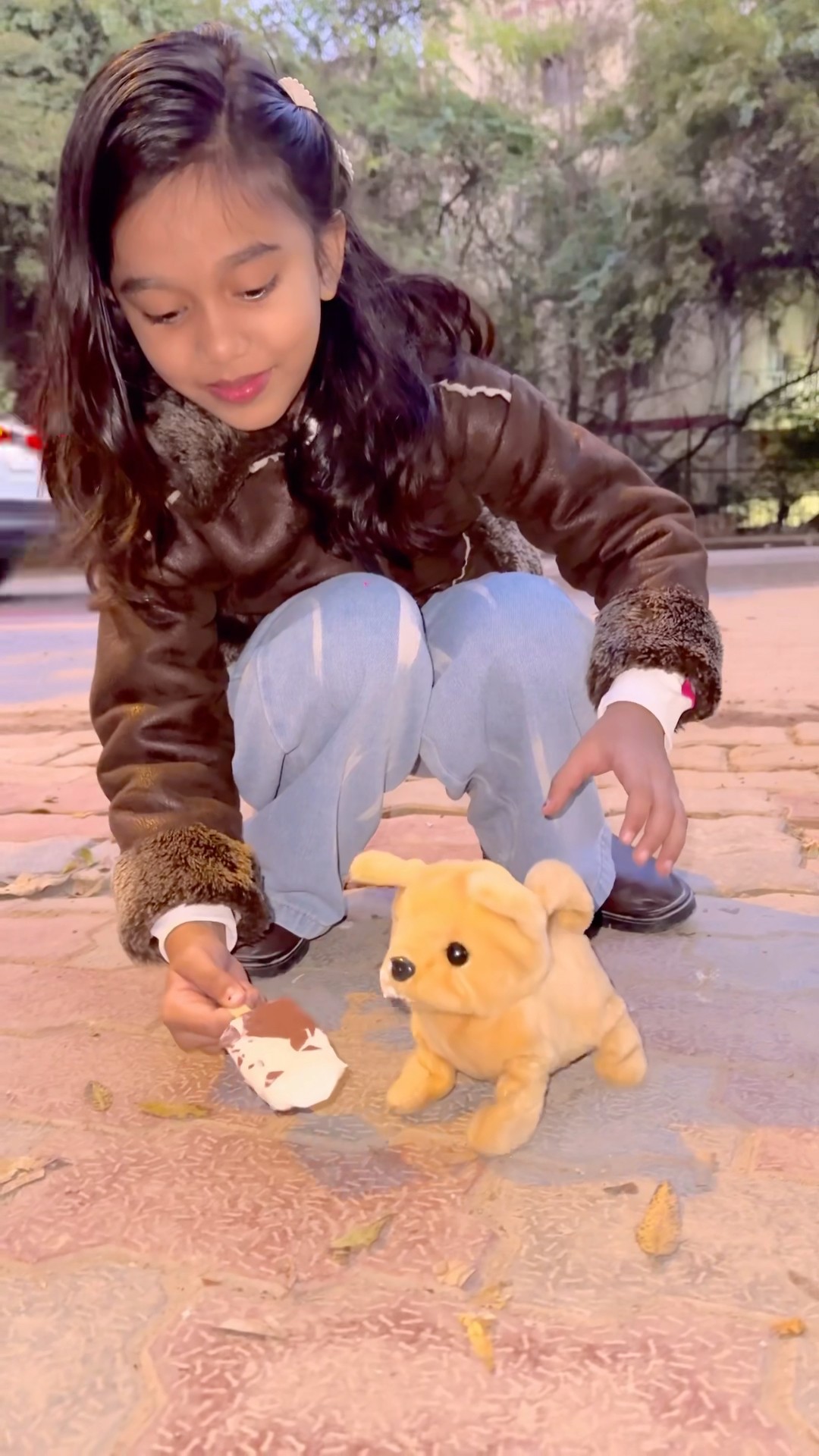 Amaira n dog ko khilayi icecream ?? #shorts #thegeetagurjar