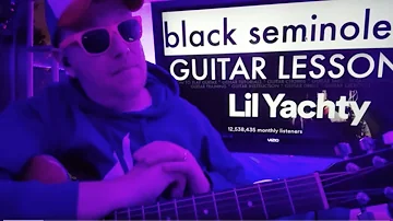 How To Play The BLACK Seminole - Lil Yachty Guitar Tutorial (Beginner Lesson!)