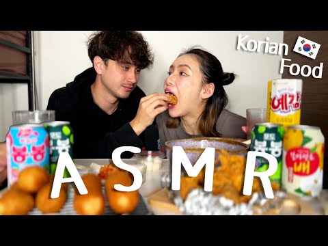 【咀嚼音】カービィくらい口を開ける彼女の初ASMR🥱🍤w