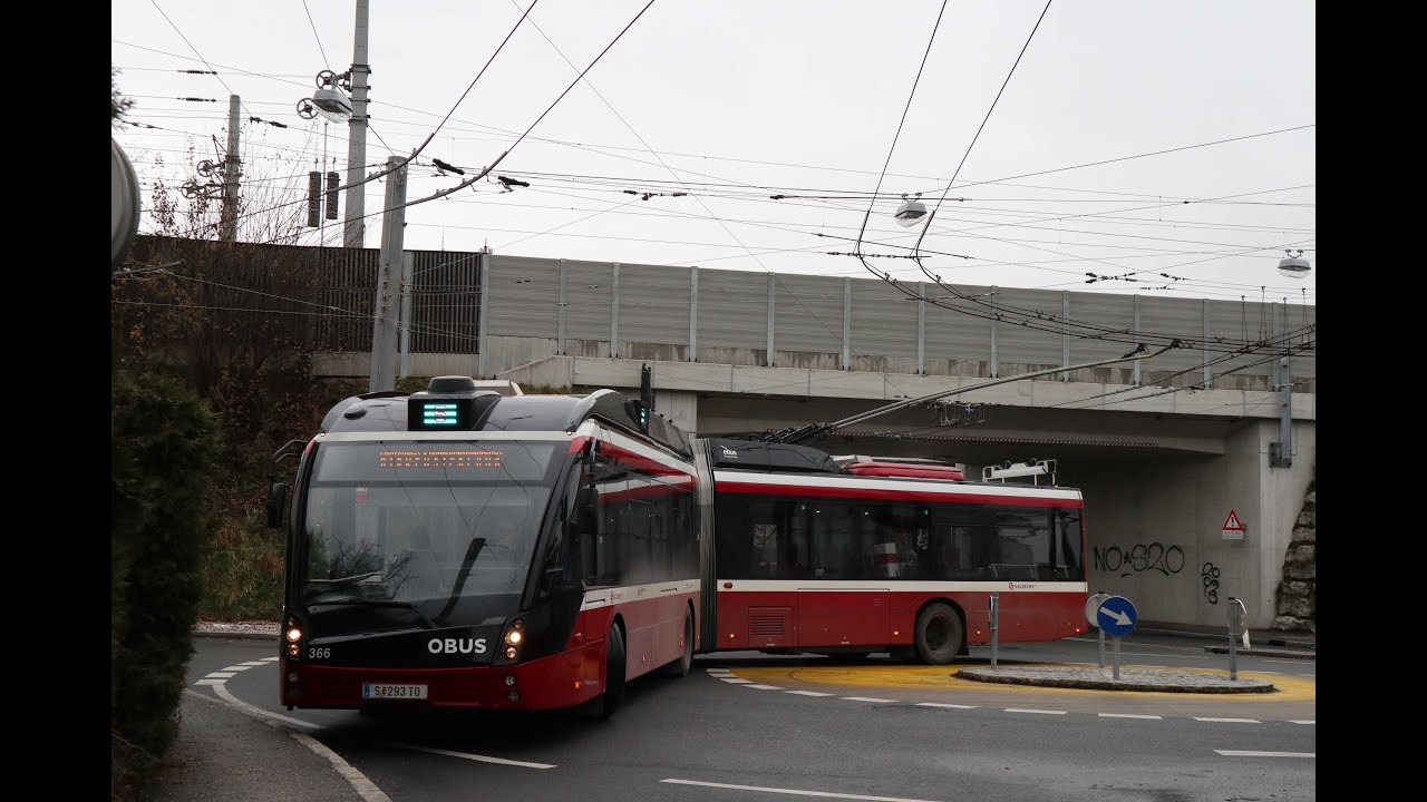 Mitfahrt in der Linie 5 (2018) | Obus Salzburg