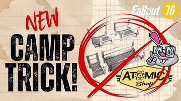 place walls ANYWHERE with NO ATOM SHOP items! easy freeplace wall blueprint Fallout 76 CAMP Building