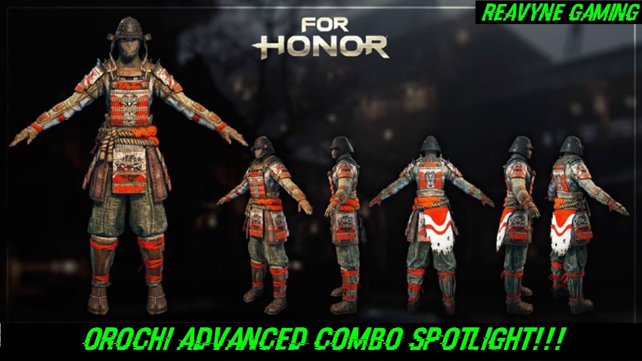FOR HONOR - Orochi Advanced Combo Spotlight!!