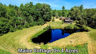 Maine Cabins On 4 Acres | ME Real Estate | Fixer Upper Cottage Old Houses | TLC Off the Road