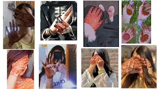 Very Beautiful Mehndi Hand Dpzmehndi Designscute Whatsapp Dpzhand Dpz For Girls Khushi Style