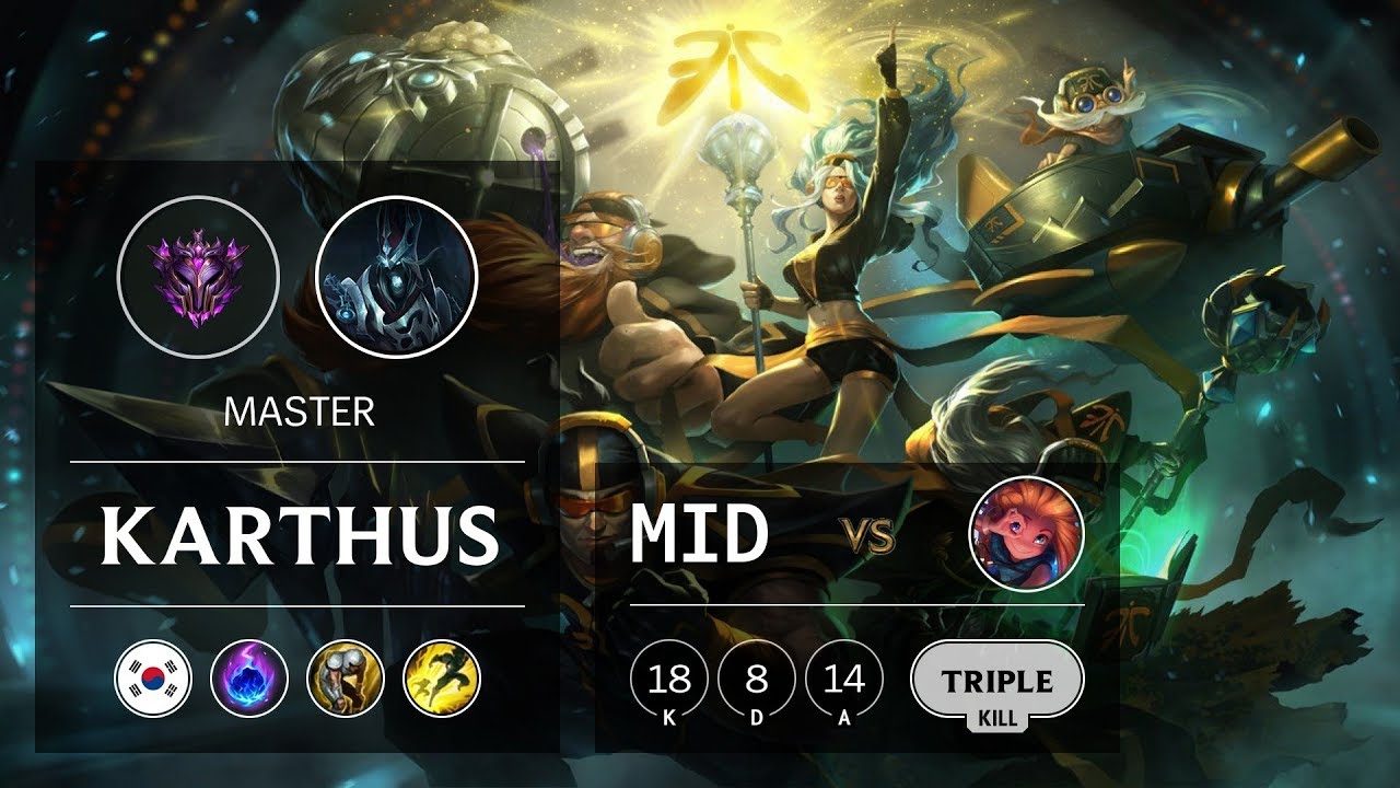 Karthus Mid vs Zoe - KR Master Patch 9.17