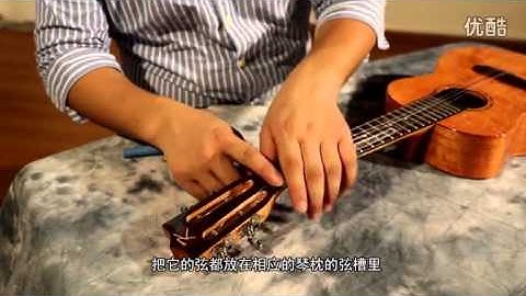 professional teach to  replace  the enya ukulele string.