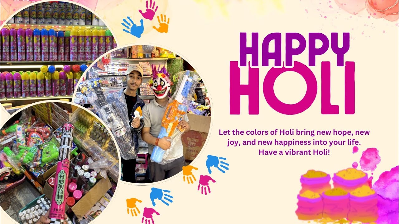 Holi stash vlog I| jeeta singh vlogs 🔥I| cheapest holi products 🎈|| holi 2026 || happy holi to all❤️