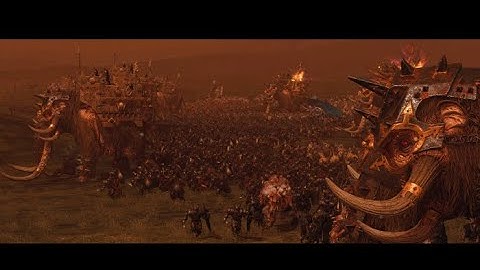 United we stand-Divided we fall:Total war Warhammer 2 cinematic battle
