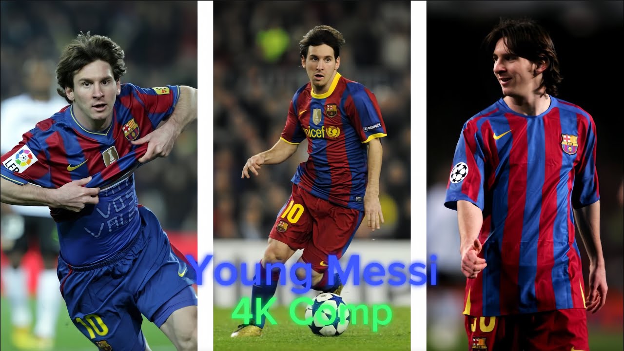 Young Messi 4K comp || Free clips