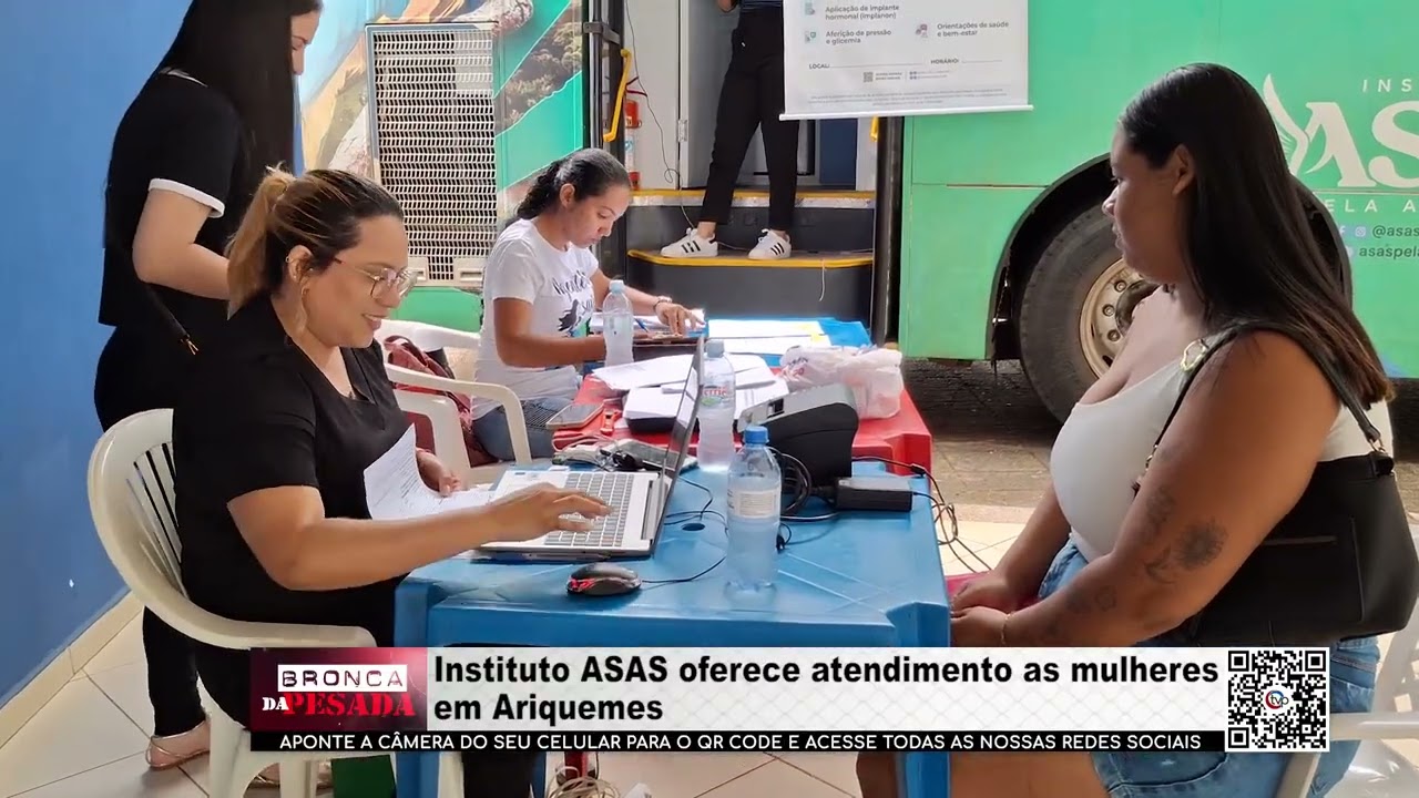 Instituto ASAS oferece atendimento as mulheres em Ariquemes