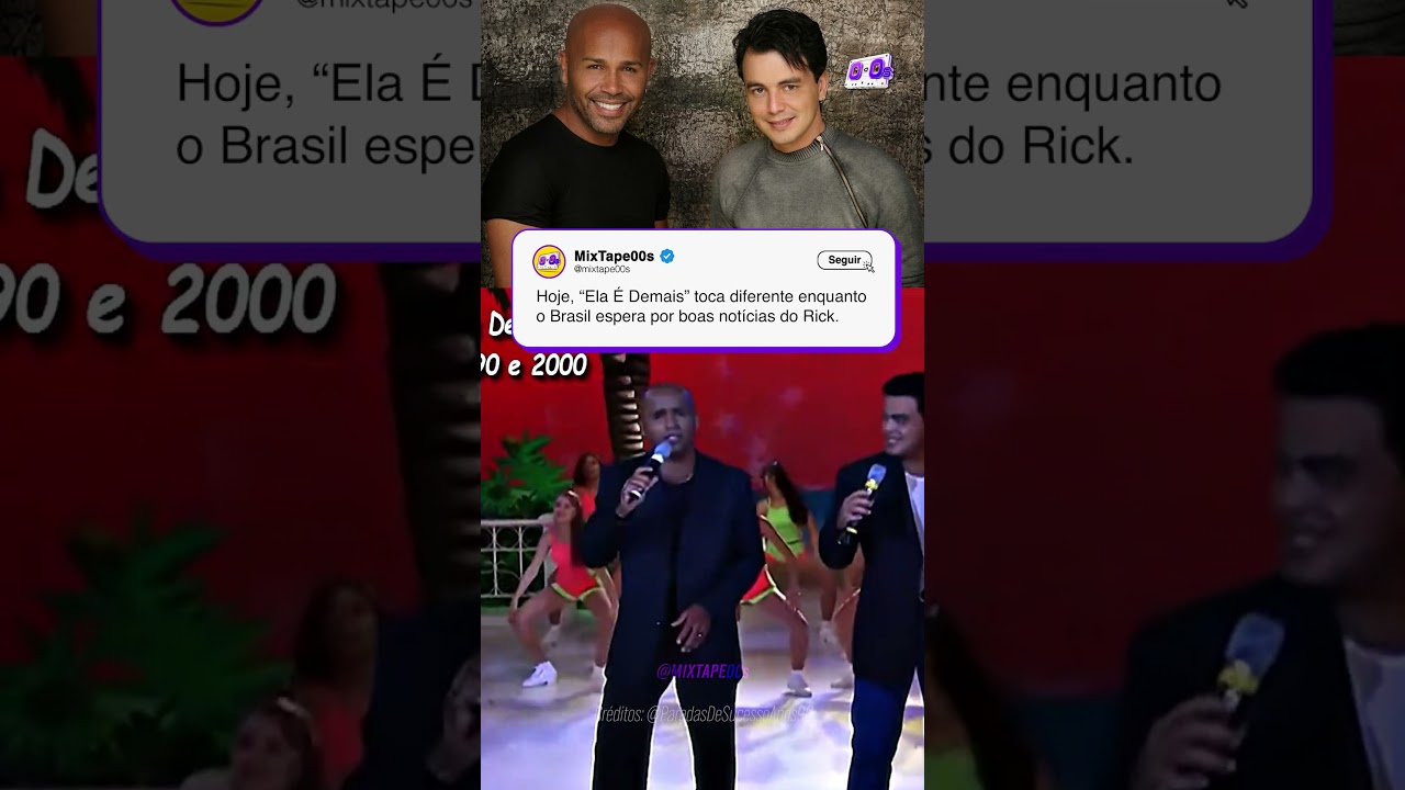 “ELA É DEMAIS” TOCA DIFERENTE ENQUANTO O BRASIL ESPERA POR RICK #rick #rickerenner