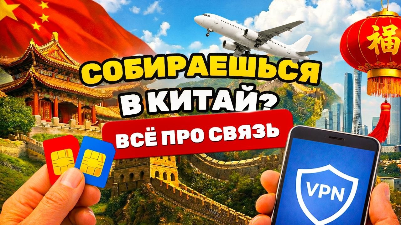 ВСЕ про СВЯЗЬ в КИТАЕ – РОУМИНГ, ЕСИМ, ВПНы, КИТАЙСКАЯ СИМ-КА, WI-FI!