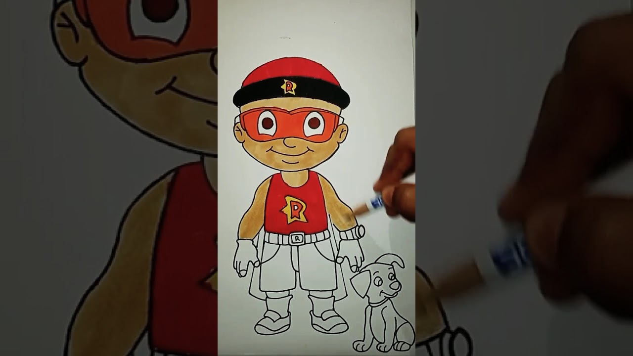 Mighty Raju cartoon drawing 🤯😍🥰 