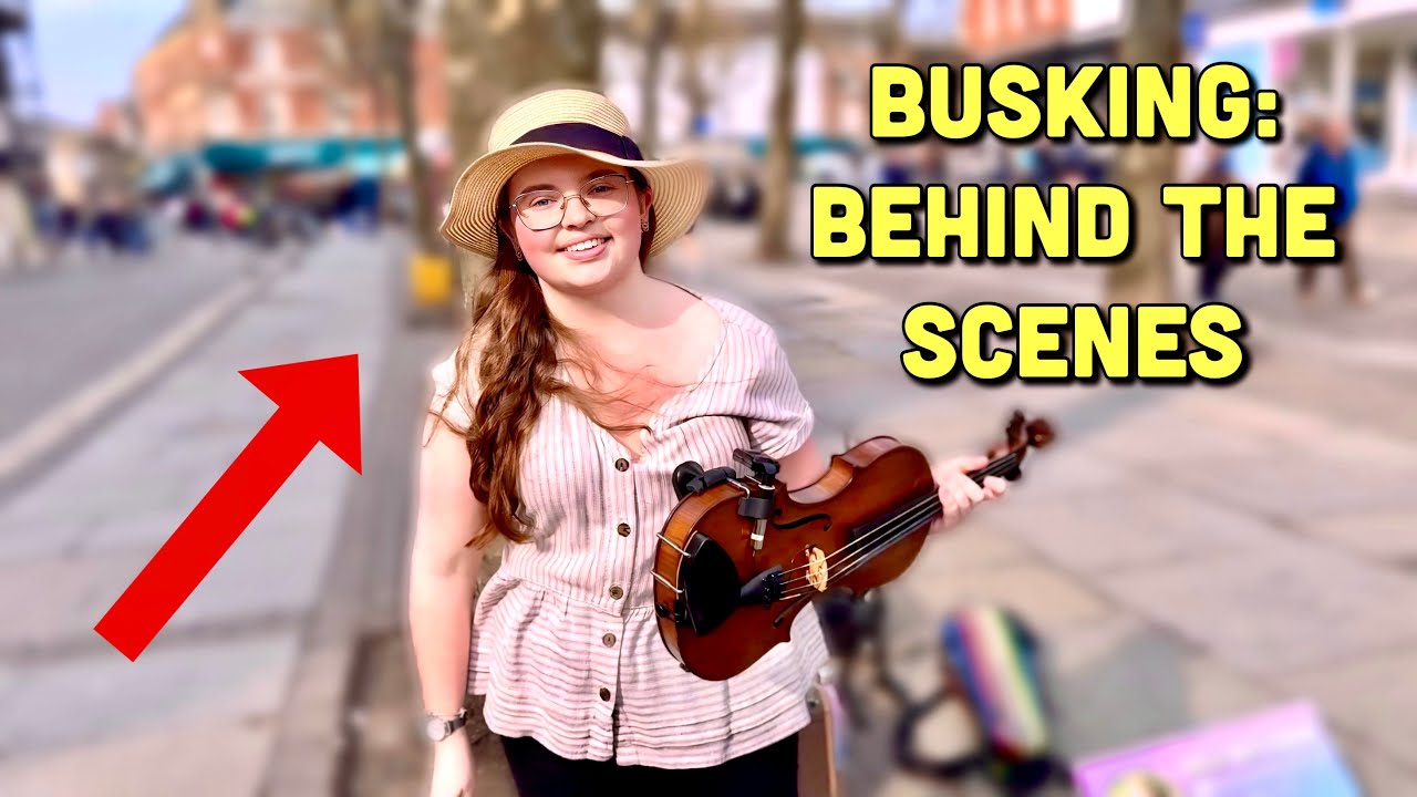 How Does A Busker Set Up for a Show?... - YouTube